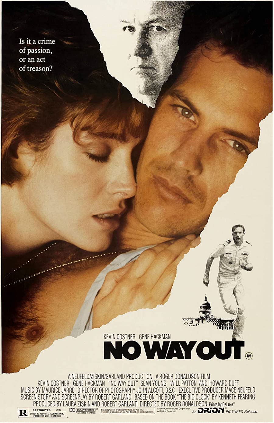 دانلود دوبله به فارسی فیلم : هیچ راه خروجی وجود ندارد / No Way Out 1987