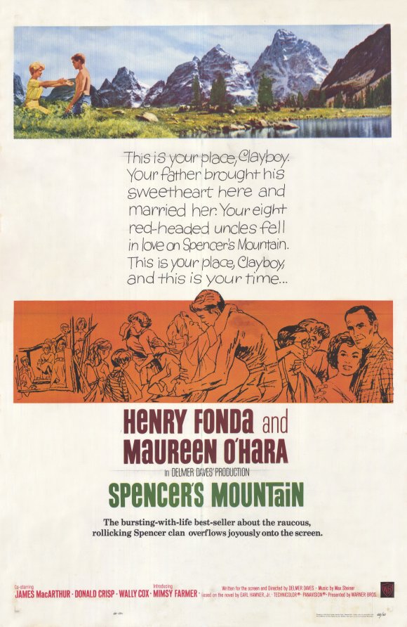 دانلود دوبله به فارسی فیلم : کوه اسپنسر / Spencer’s Mountain 1963