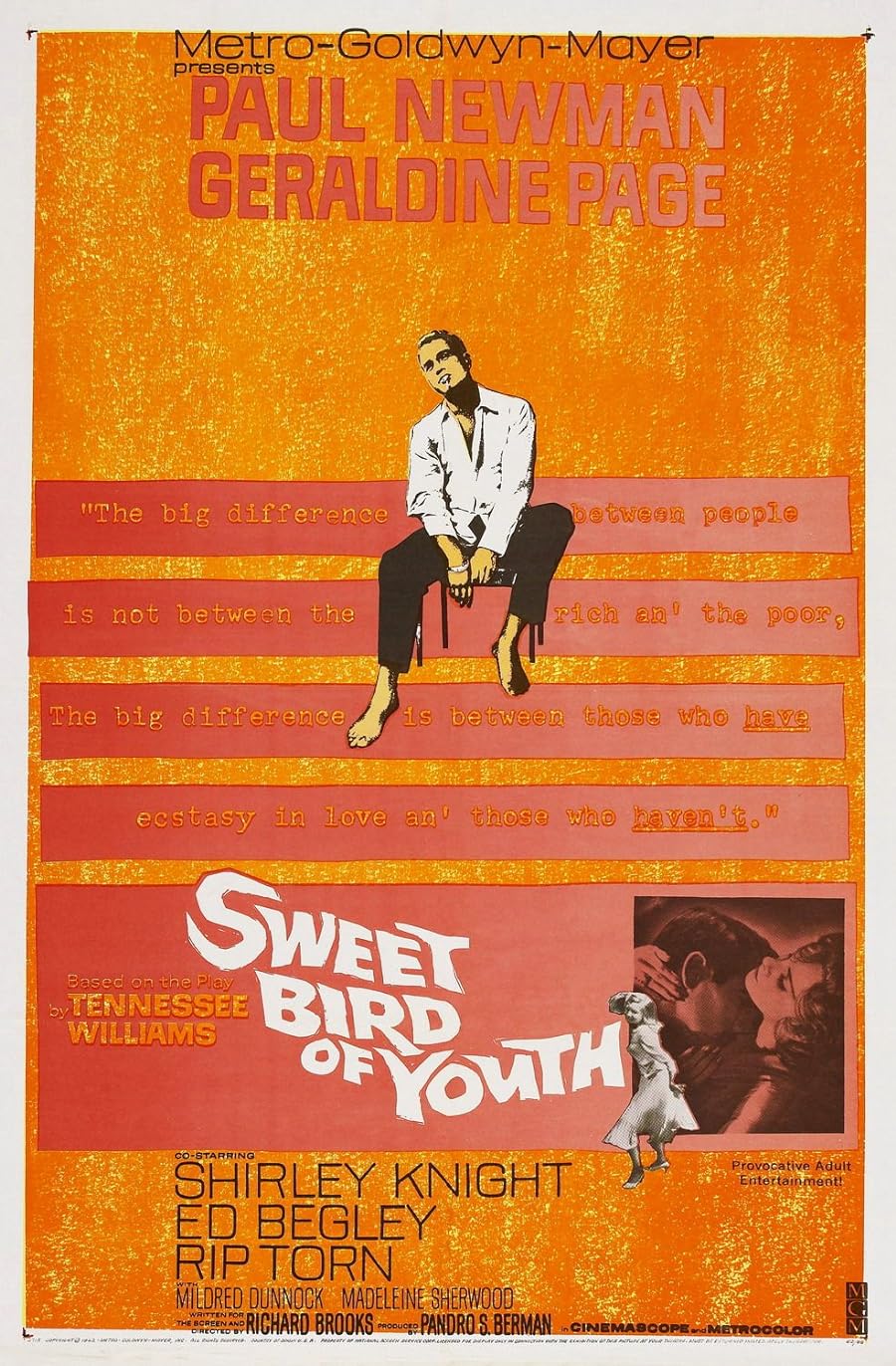 دانلود دوبله به فارسی فیلم : پرنده شیرین جوانی / Sweet Bird of Youth 1962