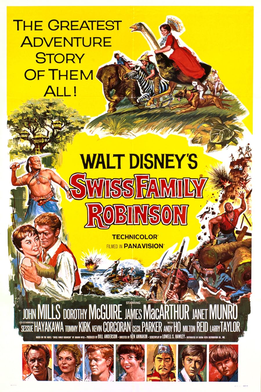 دانلود دوبله به فارسی فیلم :  / Swiss Family Robinson 1960